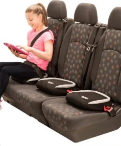 Bubblebum Zitverhoger Autozitje Opblaasbaar Autostoeltje - Zwart -Babyproducten Korting 1001x1200