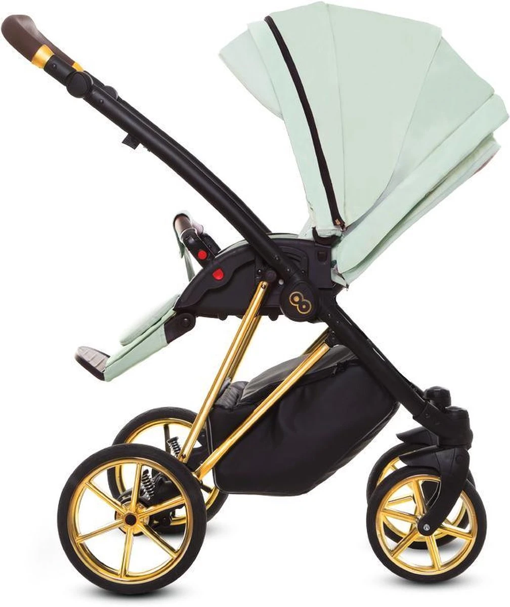 Musse Ultra Mint 3 In 1 Kinderwagen Incl. Maxi Cosi - Complete Set Babywagen (levertijd 2 á 3 Weken) 8 Musse Ultra Mint 3 In 1 Kinderwagen Incl. Maxi Cosi - Complete Set Babywagen (levertijd 2 á 3 Weken) - Afbeelding 6