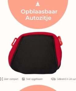 Deliqart - Zitverhoger - Autozitje - Opblaasbare Autozitje - Autostoeltje - Zwart -Babyproducten Korting 1009x1200
