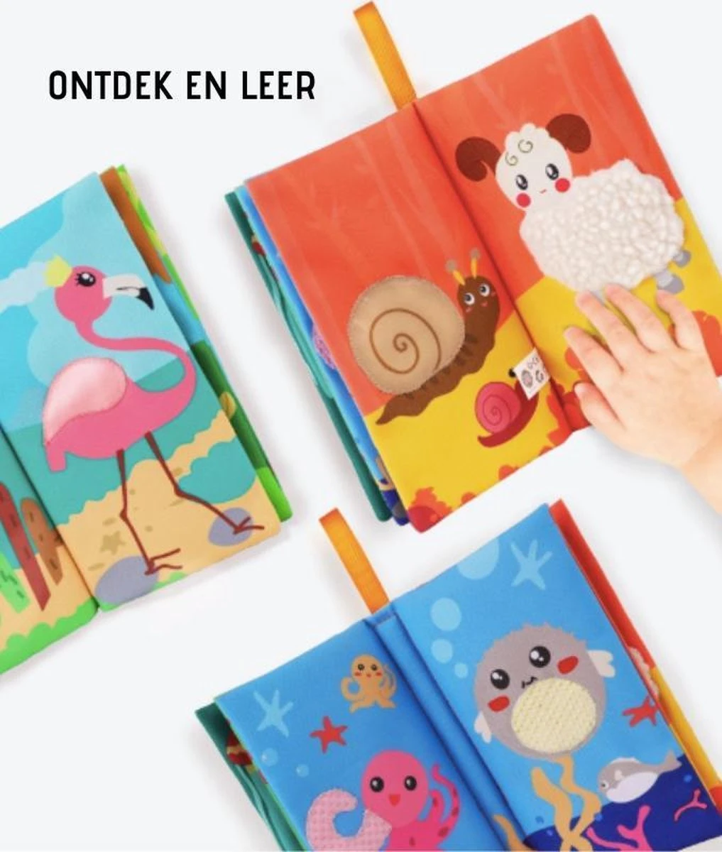 Tumama® Knisperboekje Baby Eerste Jaar “Dieren Vleugels“ Voelboekje - Sinterklaas Kerst Cadeau - Educatief Voel Knisper Boek Speelgoed 8 Tumama® Knisperboekje Baby Eerste Jaar “Dieren Vleugels“ Voelboekje - Sinterklaas Kerst Cadeau - Educatief Voel Knisper Boek Speelgoed - Afbeelding 6