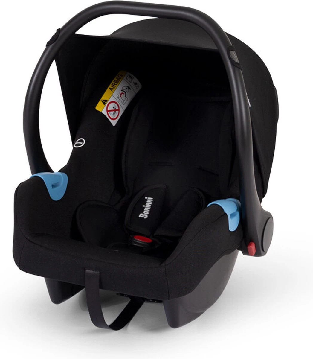 Baninni Autostoel Luiz Zwart + Adapterset 3 Baninni Autostoel Luiz Zwart + Adapterset