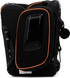 Hamilton By Yoop Cabrio Premium Opvouwbare Autostoel – Veilig, Comfortabel En Lichtgewicht Autozitje – Groep I, II, III Autostoeltje Voor 9 Maanden Tot 12 Jaar – Neon Oranje – ISOFIX Kliksysteem - 1e Opvouwbare Autostoel Ter Wereld -Babyproducten Korting 1077x1200