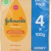 Johnson's Baby Honey Soap - 100 Gram (4 Stuks) -Babyproducten Korting 1086x1200 6