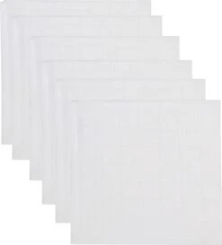 MamaLoes Wit 6 Stuks Hydrofiel Luiers ML105 -Babyproducten Korting 1086x1200 9