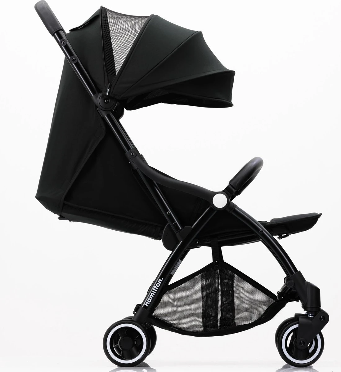 Hamilton By Yoop X1 Plus Buggy – Nieuw, Hoger, Uitgebreider 2023 Model – Premium Stroller Met One Hand Folding Technologie – Zwart – Lichte, Verstelbare En Wendbare Kinderwagen Met Vele Gemakken 7 Hamilton By Yoop X1 Plus Buggy – Nieuw, Hoger, Uitgebreider 2023 Model – Premium Stroller Met One Hand Folding Technologie – Zwart – Lichte, Verstelbare En Wendbare Kinderwagen Met Vele Gemakken - Afbeelding 5