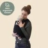 Cuddie Baby Draagdoek - Premium Organic Baby Draagdoek Gemaakt Van Bio Katoen - Newborns Tot 15 Kg - Baby Cadeau - Met Wenskaart - Zwart -Babyproducten Korting 1118x1200 3