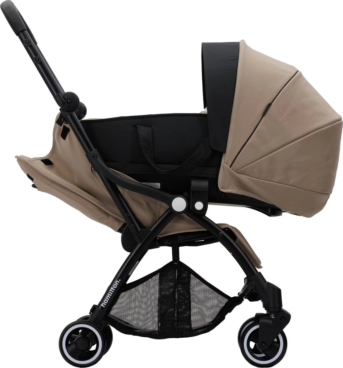 Hamilton By Yoop X1 Plus Kinderwagen - Buggy Met Monteerbare Wieg - Premium Stroller Met One Hand Folding Technologie - Nieuw, Hoger, Uitgebreider 2023 Model - Kaki - Licht, Verstelbaar, Wendbaar En Geschikt Van 0 Maanden Tot 4 Jaar 6 Hamilton By Yoop X1 Plus Kinderwagen - Buggy Met Monteerbare Wieg - Premium Stroller Met One Hand Folding Technologie - Nieuw, Hoger, Uitgebreider 2023 Model - Kaki - Licht, Verstelbaar, Wendbaar En Geschikt Van 0 Maanden Tot 4 Jaar - Afbeelding 4