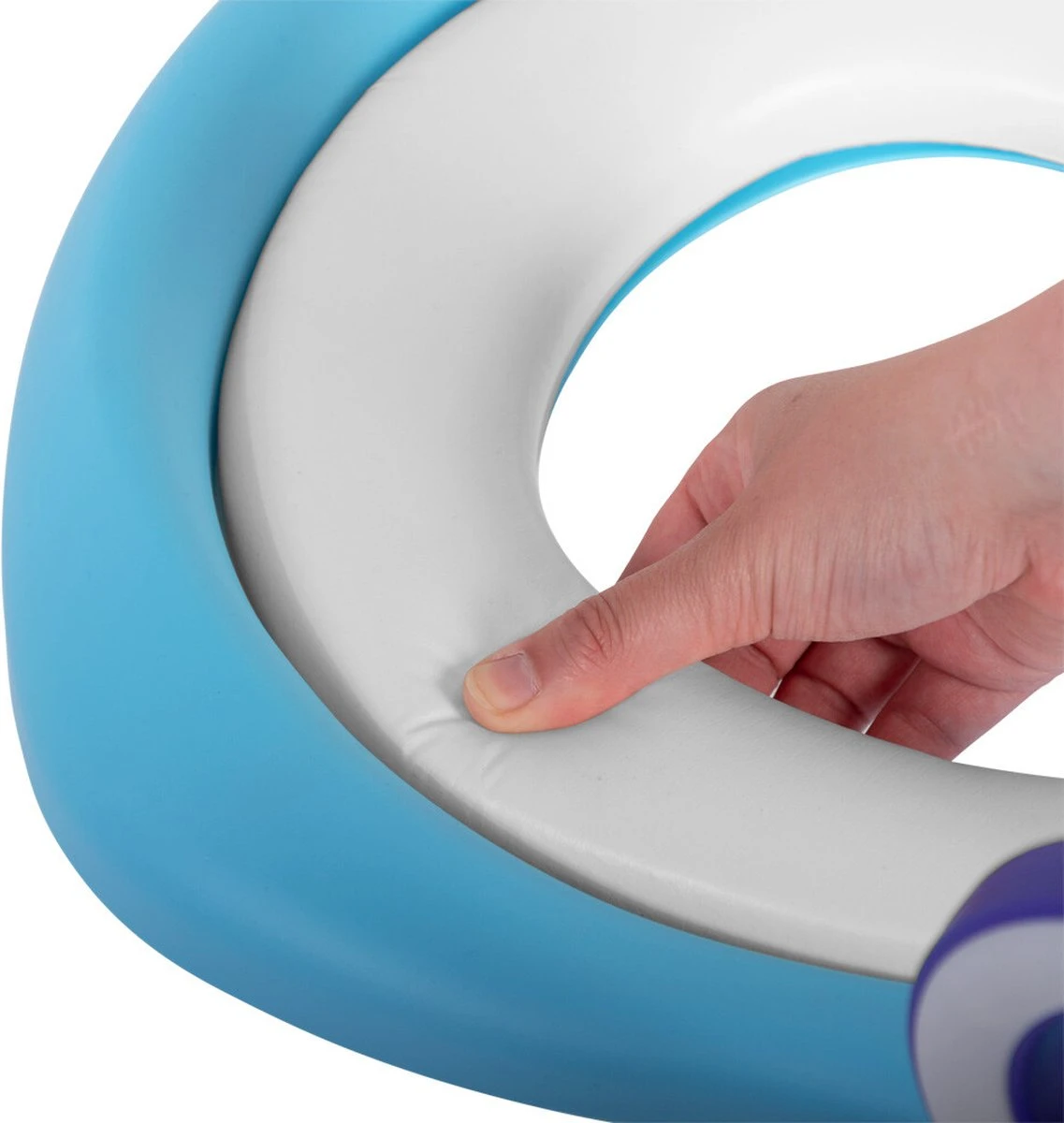 Baninni Toilettrainer Met Trapje Trappola Blauw 4 Baninni Toilettrainer Met Trapje Trappola Blauw - Afbeelding 2