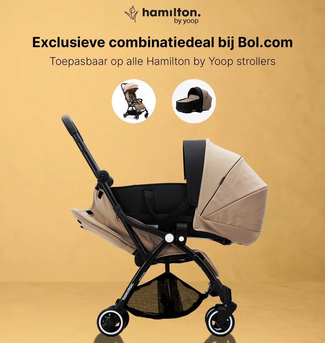Hamilton By Yoop X1 Plus Kinderwagen - Buggy Met Monteerbare Wieg - Premium Stroller Met One Hand Folding Technologie - Nieuw, Hoger, Uitgebreider 2023 Model - Kaki - Licht, Verstelbaar, Wendbaar En Geschikt Van 0 Maanden Tot 4 Jaar 5 Hamilton By Yoop X1 Plus Kinderwagen - Buggy Met Monteerbare Wieg - Premium Stroller Met One Hand Folding Technologie - Nieuw, Hoger, Uitgebreider 2023 Model - Kaki - Licht, Verstelbaar, Wendbaar En Geschikt Van 0 Maanden Tot 4 Jaar - Afbeelding 3