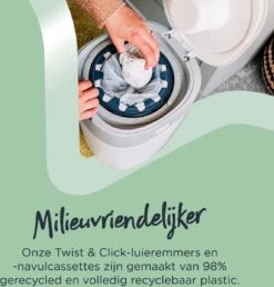 Tommee Tippee Twist & Click Milieuvriendelijke Luieremmer Navulling - Duurzaam Geproduceerde Greenfilm - 12 Stuks -Babyproducten Korting 1150x1200 3
