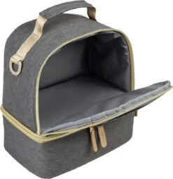 Youha® Tas - Kolftas - Moedermelk Koeltas - Babyfles Koeltas - Babymelk Koelen - Schoudertas & Rugtas - Kleur: Grijs - Reistas 10 Youha® Tas - Kolftas - Moedermelk Koeltas - Babyfles Koeltas - Babymelk Koelen - Schoudertas & Rugtas - Kleur: Grijs - Reistas -Babyproducten Korting 1163x1200