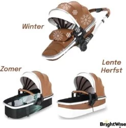Merkloos BrightWise® Luxe Kinderwagen 3 In 1 Voldoet Aan Alle Europese Veiligheidscertificaten - Wandelwagen - Kinderwagen 3-in-1 Incl Autostoel - Kinderwagen Maxi Cosi – Buggy 3 In 1 - Newborn - Leer - Bruin 28 Merkloos BrightWise® Luxe Kinderwagen 3 In 1 Voldoet Aan Alle Europese Veiligheidscertificaten - Wandelwagen - Kinderwagen 3-in-1 Incl Autostoel - Kinderwagen Maxi Cosi – Buggy 3 In 1 - Newborn - Leer - Bruin -Babyproducten Korting 1181x1200 2
