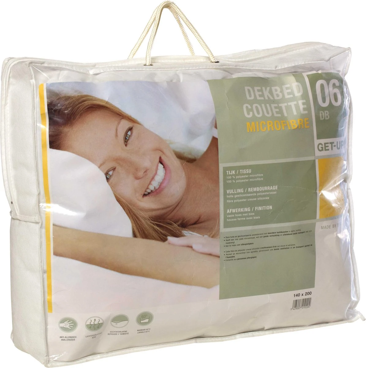 ABZ Dekbed - Microvezel - 100x135 Cm - Wit 7 ABZ Dekbed - Microvezel - 100x135 Cm - Wit - Afbeelding 5