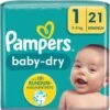 Pampers® Pampers Luiers Baby Dry, Maat 1 Newborn (2-5 Kg), 21 Stuks -Babyproducten Korting 1199x1200 12