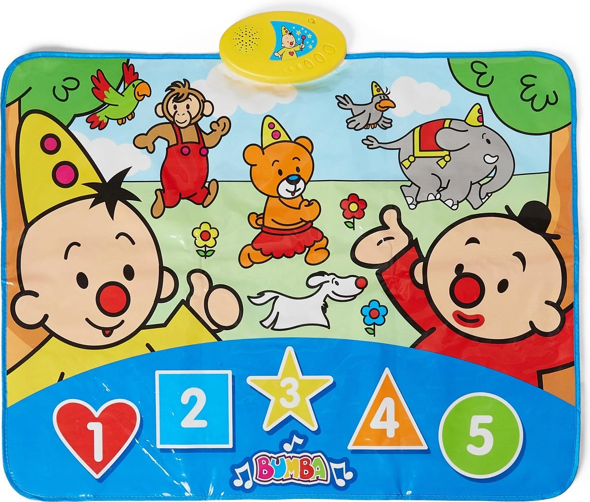 Bumba Speelkleed - Interactieve Speelmat 90 X 70 Cm - 6 Dierengeluiden