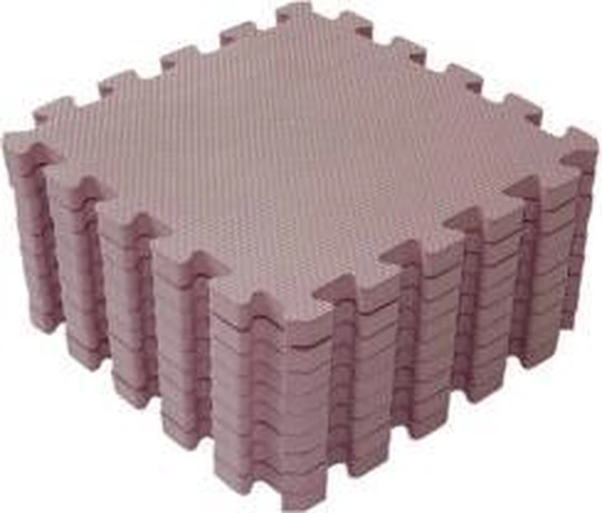 BabyDan Speelmat Vierkant Tegels 90 X 90 Roze 4 BabyDan Speelmat Vierkant Tegels 90 X 90 Roze - Afbeelding 2