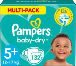 Pampers® Pampers Baby-Dry Luiers - Maat 5+ (12-17 Kg) - 132 Stuks - Multi-Pack 24 Pampers® Pampers Baby-Dry Luiers - Maat 5+ (12-17 Kg) - 132 Stuks - Multi-Pack -Babyproducten Korting 1200x1045 3