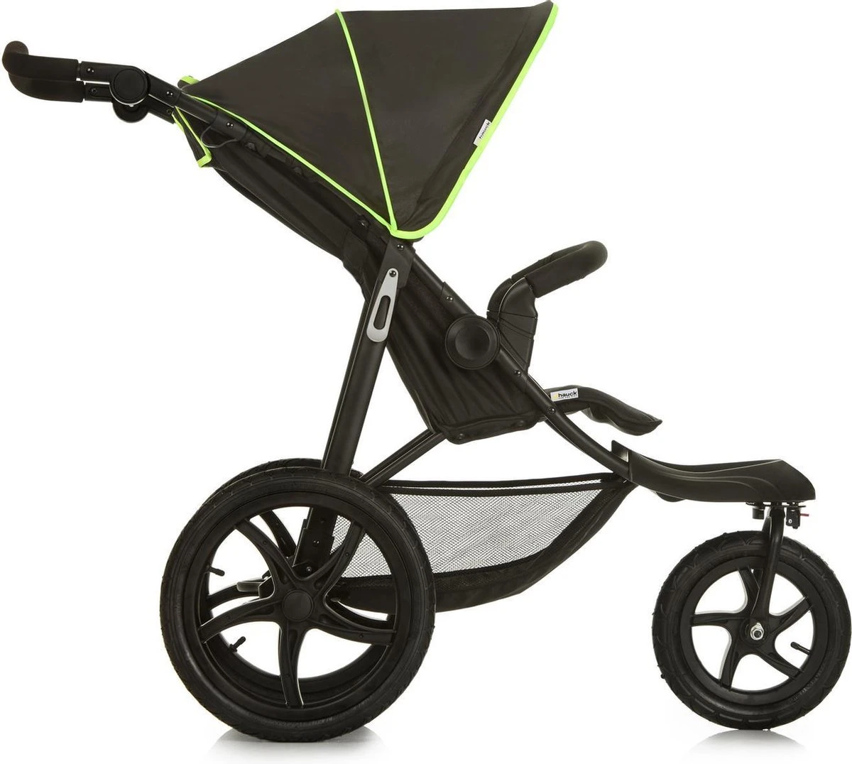 Hauck Runner Kinderwagen - Zwart/Neon Geel 14 Hauck Runner Kinderwagen - Zwart/Neon Geel - Afbeelding 12