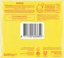 Zwitsal Crème Zeep - 2 X 90 G - Baby 14 Zwitsal Crème Zeep - 2 X 90 G - Baby -Babyproducten Korting 1200x1084 3