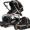 Merkloos Lioretti® Luxe Baby Buggy 3 In 1 | Baby Wagen | Kinderwagen Met Stoel En Wieg | Inklapbaar | Hoge Kwaliteit | Combi | Zwart 1 Merkloos Lioretti® Luxe Baby Buggy 3 In 1 | Baby Wagen | Kinderwagen Met Stoel En Wieg | Inklapbaar | Hoge Kwaliteit | Combi | Zwart -Babyproducten Korting 1200x1094