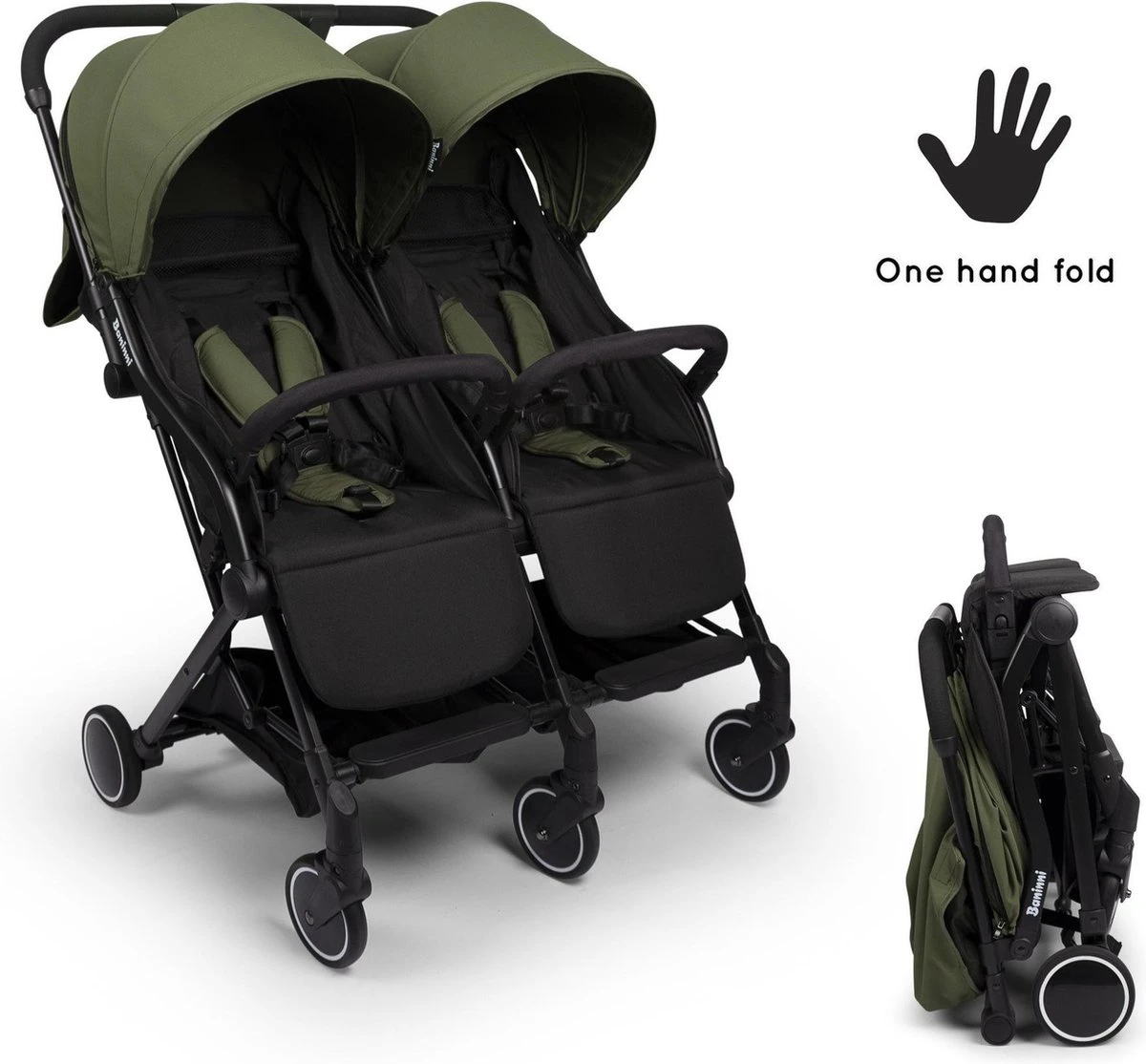 Baninni Duo Buggy Adige Moss 17 Baninni Duo Buggy Adige Moss - Afbeelding 15