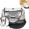 Deryan Shane Luxe 2023 Campingbedje - Baby Tent - Anti-UV 50+ - Peuterbed - Silver -Babyproducten Korting 1200x1129 1
