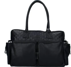 Kidzroom Vision Of Love Luiertas - Zwart - Verschoonmatje - Verstelbare Schouderband -Babyproducten Korting 1200x1137