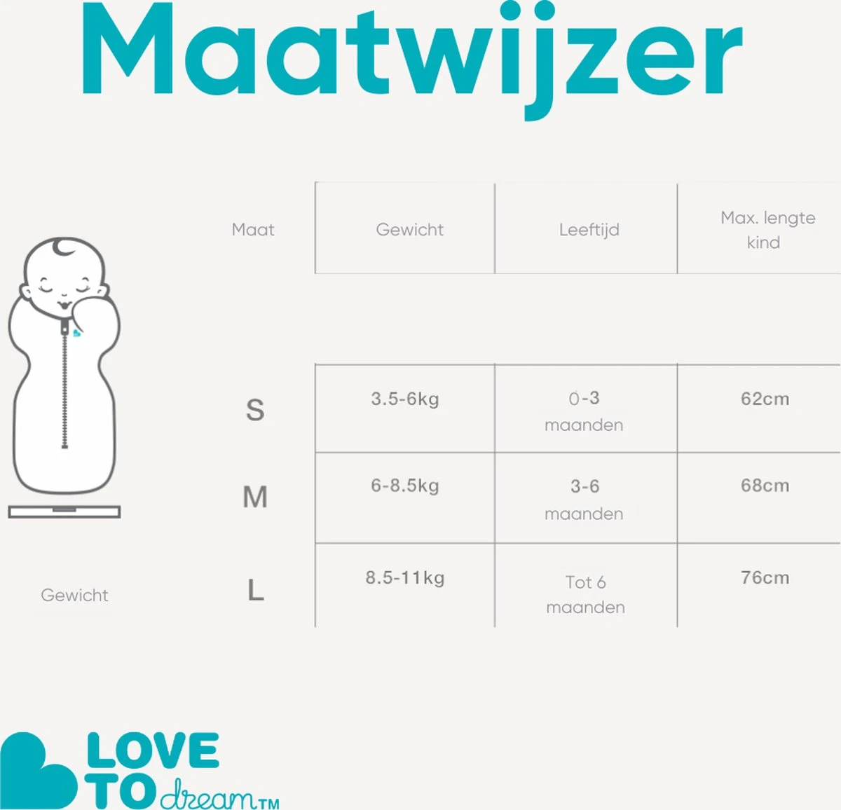 Love To Dream™ Babyslaapzak Swaddle Up™ - Inbakeren - Baby 3-6 Maanden - 6-8.5 Kg - All Season - Grijs 18 Love To Dream™ Babyslaapzak Swaddle Up™ - Inbakeren - Baby 3-6 Maanden - 6-8.5 Kg - All Season - Grijs - Afbeelding 16