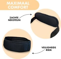 Deryan Pack Light Luxe Heupdrager - Ergonomische Draagzak + Opbergvakjes Zwart -Babyproducten Korting 1200x1168 2