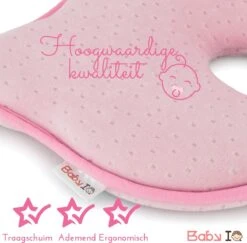 Baby IQ Orthopedisch Baby Hoofdkussen – Traagschuim – Tegen Plat Achterhoofd – Kraamcadeau –Roze – Incl Bandana Slabber 24 Baby IQ Orthopedisch Baby Hoofdkussen – Traagschuim – Tegen Plat Achterhoofd – Kraamcadeau –Roze – Incl Bandana Slabber -Babyproducten Korting 1200x1181 9