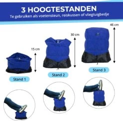 Merkloos Voetensteun - Vliegtuigbedje - Premium Quality - Reisbedje - 3 Hoogtestanden - Vliegtuig Kussen - Voetenbankje Of Poef - Met Opbergzakje & Pomp - Blauw 12 Merkloos Voetensteun - Vliegtuigbedje - Premium Quality - Reisbedje - 3 Hoogtestanden - Vliegtuig Kussen - Voetenbankje Of Poef - Met Opbergzakje & Pomp - Blauw -Babyproducten Korting 1200x1187 1