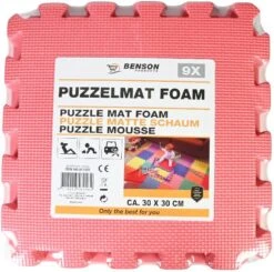 Benson 9 Stuks Zwarte Puzzel Vloertegels Foam 30 X 30 Cm - Puzzel Speelmat - Baby/peuter Speelgoed Matten -Babyproducten Korting 1200x1192 6