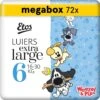 Etos Woezel & Pip Luiers XL Maat 6 - 16-30 Kg - Megabox - 72 Stuks