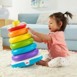 Fisher Price Fisher-Price Stapelringen - Grote Kleurenringpiramide 32 Fisher Price Fisher-Price Stapelringen - Grote Kleurenringpiramide -Babyproducten Korting 1200x1197 7