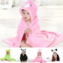 Multifunctionele Baby Fleecedeken Met Capuchon Konijn | Badcape Baby En Peuters | Deken Kinderen | Wikkeldeken | Dekentje Baby & Peuter 0-3 Jaar | Babydeken | Kraamcadeau | Babycape | Fleece Deken | Kraam | Maxi Cosi Deken | Dier | Roze| Meisje -Babyproducten Korting 1200x1198 52