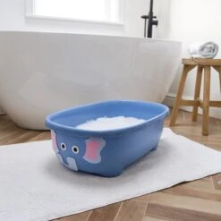 Prince Lionheart Tubimal® Met Hangmat | Baby & Peuter Badje | Opbergruimte Met Deksel | Stapelbaar | Herbruikbaar - Blauw / Olifant -Babyproducten Korting 1200x1200 1297