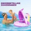 Eenhoorn - Kinderzwembad – Peuter Zwembad – Baby Zwembadje – Baby Zwembad Met Zonnescherm – Opblaasbaar – Vanaf 1 Jaar -Babyproducten Korting 1200x1200 1326