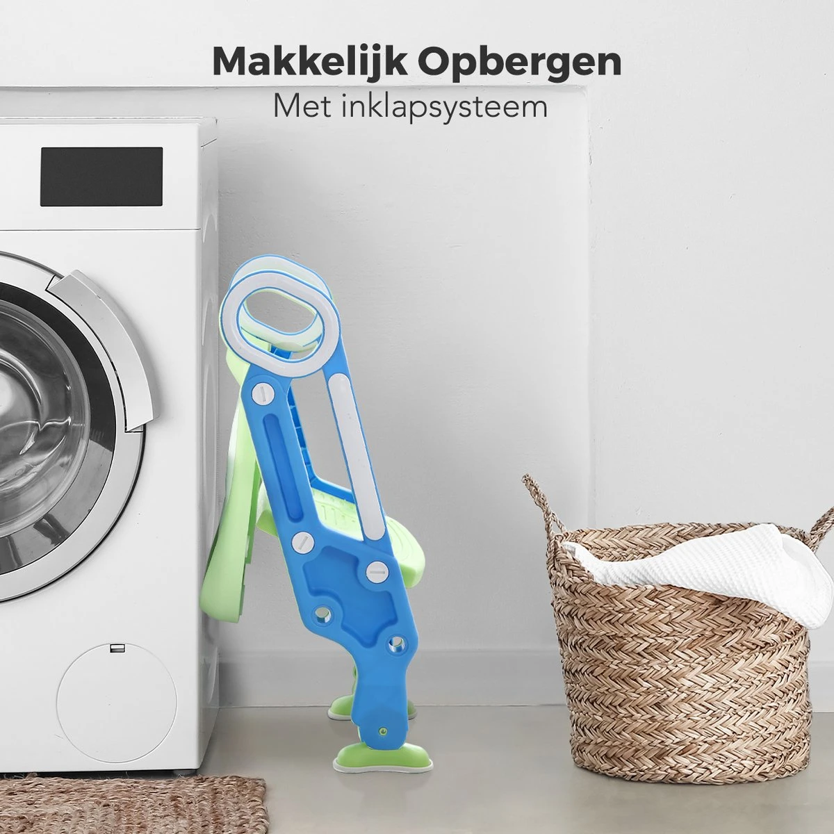 LifeGoods WC Verkleiner Met Trapje - Trainer Met Opstapje - 2 Tot 7 Jaar - Groen/Blauw 10 LifeGoods WC Verkleiner Met Trapje - Trainer Met Opstapje - 2 Tot 7 Jaar - Groen/Blauw - Afbeelding 8