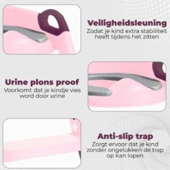 WC Verkleiner Met Trapje - Inclusief Handvaten - Opvouwbaar - 2 Tot 7 Jaar - Roze - Paars 15 WC Verkleiner Met Trapje - Inclusief Handvaten - Opvouwbaar - 2 Tot 7 Jaar - Roze - Paars -Babyproducten Korting 1200x1200 1455