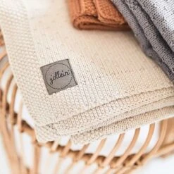 Jollein Baby Deken Wieg 75x100cm Teddy Bliss Knit - Nougat -Babyproducten Korting 1200x1200 1818