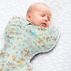 Love To Dream™ Babyslaapzak Swaddle Up™ - Inbakeren - Baby 0-3 Maanden - 3.5-6 Kg - All Season - Safari -Babyproducten Korting 1200x1200 1898