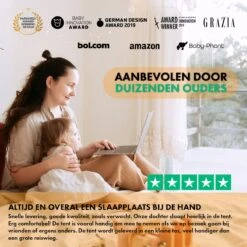 Deryan Baby Luxe Campingbedje – Inclusief Zelfopblaasbare Matras - Zwart -Babyproducten Korting 1200x1200 203