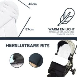 Achaté Voetenzak - Voor Kinderwagen Of Stoeltje – Baby Slaapzak - Autostoel - Wit 16 Achaté Voetenzak - Voor Kinderwagen Of Stoeltje – Baby Slaapzak - Autostoel - Wit -Babyproducten Korting 1200x1200 341