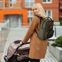 Brisby Slijtvaste Luiertas – Verzorgingstas – Met Buggymontage - Groen -Babyproducten Korting 1200x1200 43