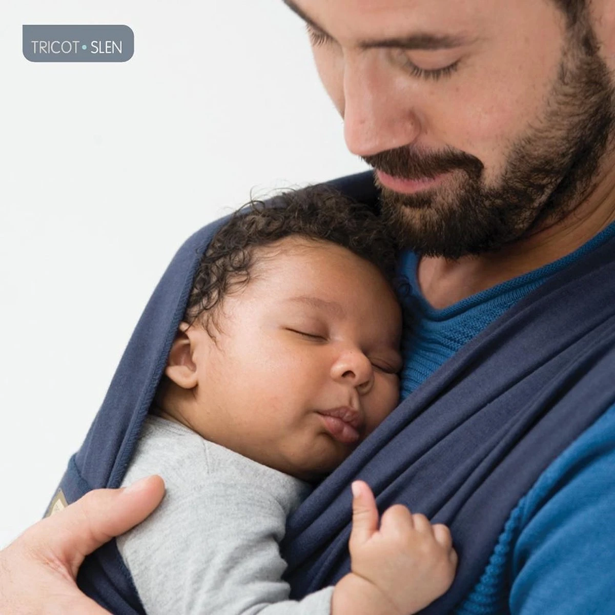 Babylonia Draagdoek - Tricot-Slen - Jeansblauw 15 Babylonia Draagdoek - Tricot-Slen - Jeansblauw - Afbeelding 13