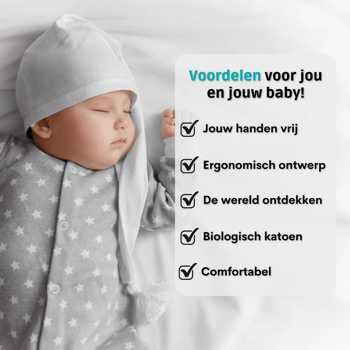 Baby Mama Draagdoek Zwart - Rekbaar - Biologisch Katoen - Ergonomisch - Draagzak - Tot 15KG 4 Baby Mama Draagdoek Zwart - Rekbaar - Biologisch Katoen - Ergonomisch - Draagzak - Tot 15KG - Afbeelding 2