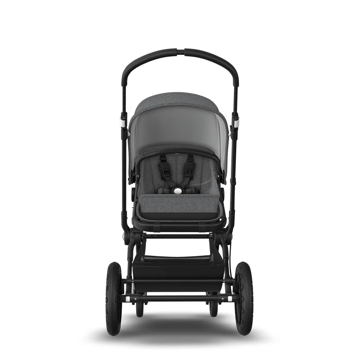 Bugaboo Cameleon 3 Plus Kinderwagen Met Stoel En Wieg - Zwart / Gemȇleerd Grijs 11 Bugaboo Cameleon 3 Plus Kinderwagen Met Stoel En Wieg - Zwart / Gemȇleerd Grijs - Afbeelding 9