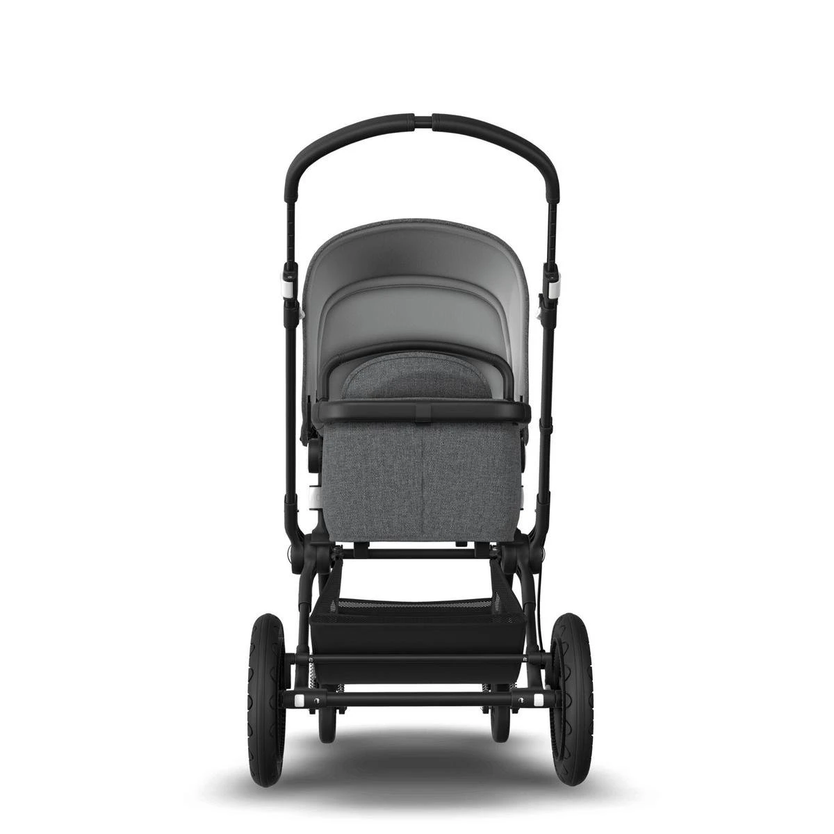 Bugaboo Cameleon 3 Plus Kinderwagen Met Stoel En Wieg - Zwart / Gemȇleerd Grijs 15 Bugaboo Cameleon 3 Plus Kinderwagen Met Stoel En Wieg - Zwart / Gemȇleerd Grijs - Afbeelding 13