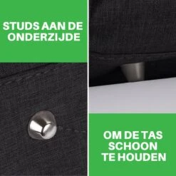 Brisby Slijtvaste Luiertas - Verzorgingstas Groot -Zwart - Inclusief Verschoonmatje - Isoleervakken - Fopspeen Houder - Makkelijk Te Bevestigen Aan De Kinderwagen 17 Brisby Slijtvaste Luiertas - Verzorgingstas Groot -Zwart - Inclusief Verschoonmatje - Isoleervakken - Fopspeen Houder - Makkelijk Te Bevestigen Aan De Kinderwagen -Babyproducten Korting 1200x1200 78