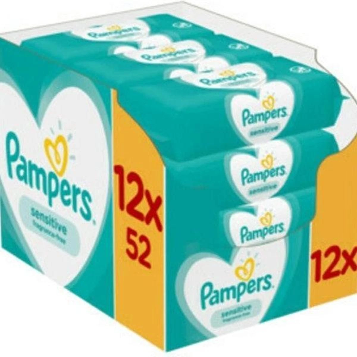 Pampers® Pampers Billendoekjes Sensitive Navulpak - 12 X 52 Doekjes 7 Pampers® Pampers Billendoekjes Sensitive Navulpak - 12 X 52 Doekjes - Afbeelding 5